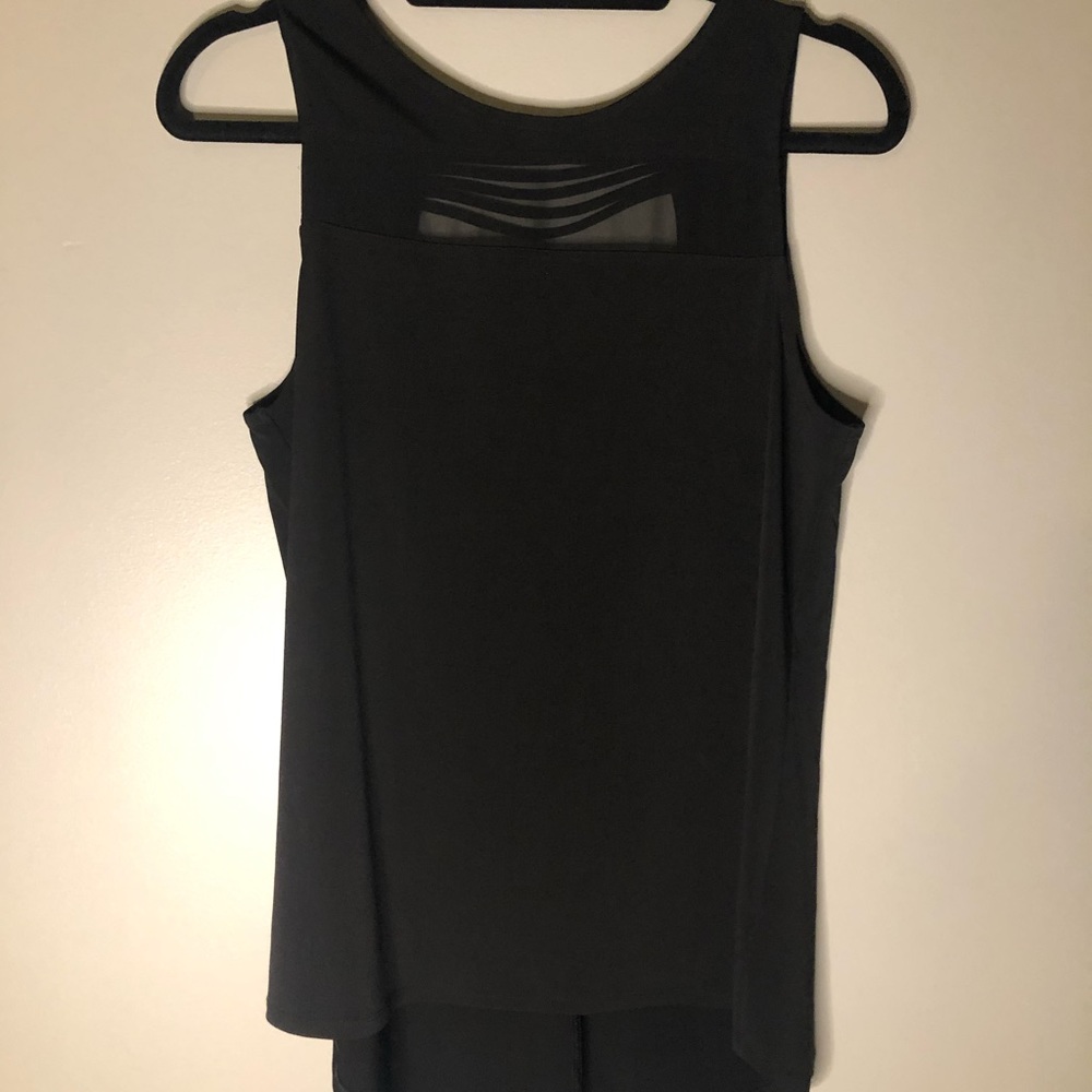 Express black mesh tank